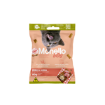 Premium weight control kibbles Monello Bites functional cat treats weight control turkey flavor 80g bag - سناك حرق الدهون مكافآت قطط للتحكم بالوزن بالديك الرومي مونيلو بايتس عبوة مشمشية