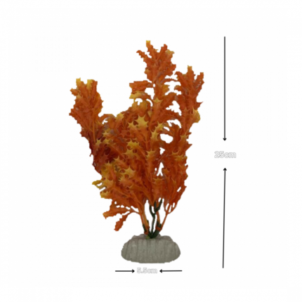 Plastic plant for decorating aquariums (25 cm)