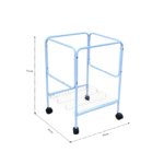 Dayang | Cage parrot - with stand A5002BS07 - Image 4