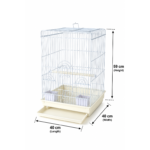 مخطط مقاسات وأبعاد قفص طيور دايانغ 1902 (40×40×59 سم) / Dayang 1902 Bird Cage Sizing Chart Blueprint (40cm x 40cm x 59cm)