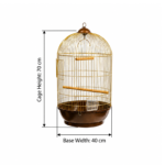Diagram showing the dimensions of the Dayang 330 Gold Cage with 70 cm cage height and 40 cm base width.