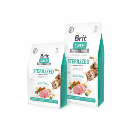 Brit | Sterilized cat food ydam sha aljhaz albwly grain - free