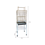Dayang | Cage parrot - with stand A830A&C2 Gold - Image 2
