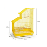 مخطط أبعاد قفص طيور دايانغ A3514 الأصفر (38×25×53 سم) / Dayang A3514 Bird Cage Yellow Technical Sizing Diagram (38x25x53 cm)