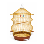 قفص طيور دايانغ A500 ذهبي فاخر (40×37×63 سم) / Dayang A500 Bird Cage Luxury Royal Gold (40x37x63 cm)