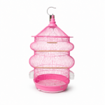 قفص طيور دايانغ C406 كلاسيكي وردي بتصميم باجودا / Dayang C406 Pagoda Style Classic Bird Cage Pink Variant