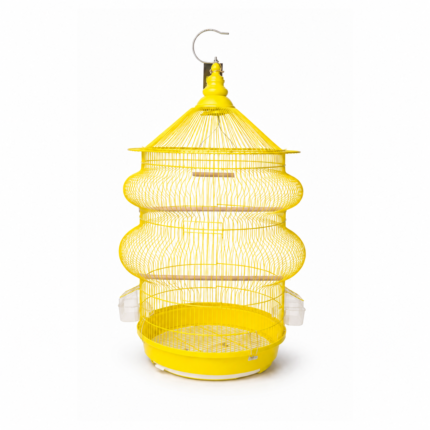 قفص طيور دايانغ C406 كلاسيكي أصفر بتصميم باجودا / Dayang C406 Bird Cage Classic Bird Cage Yellow Variant