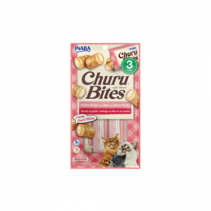 INABA | Treats chicken mhshya bpurée tuna and salmon for cats