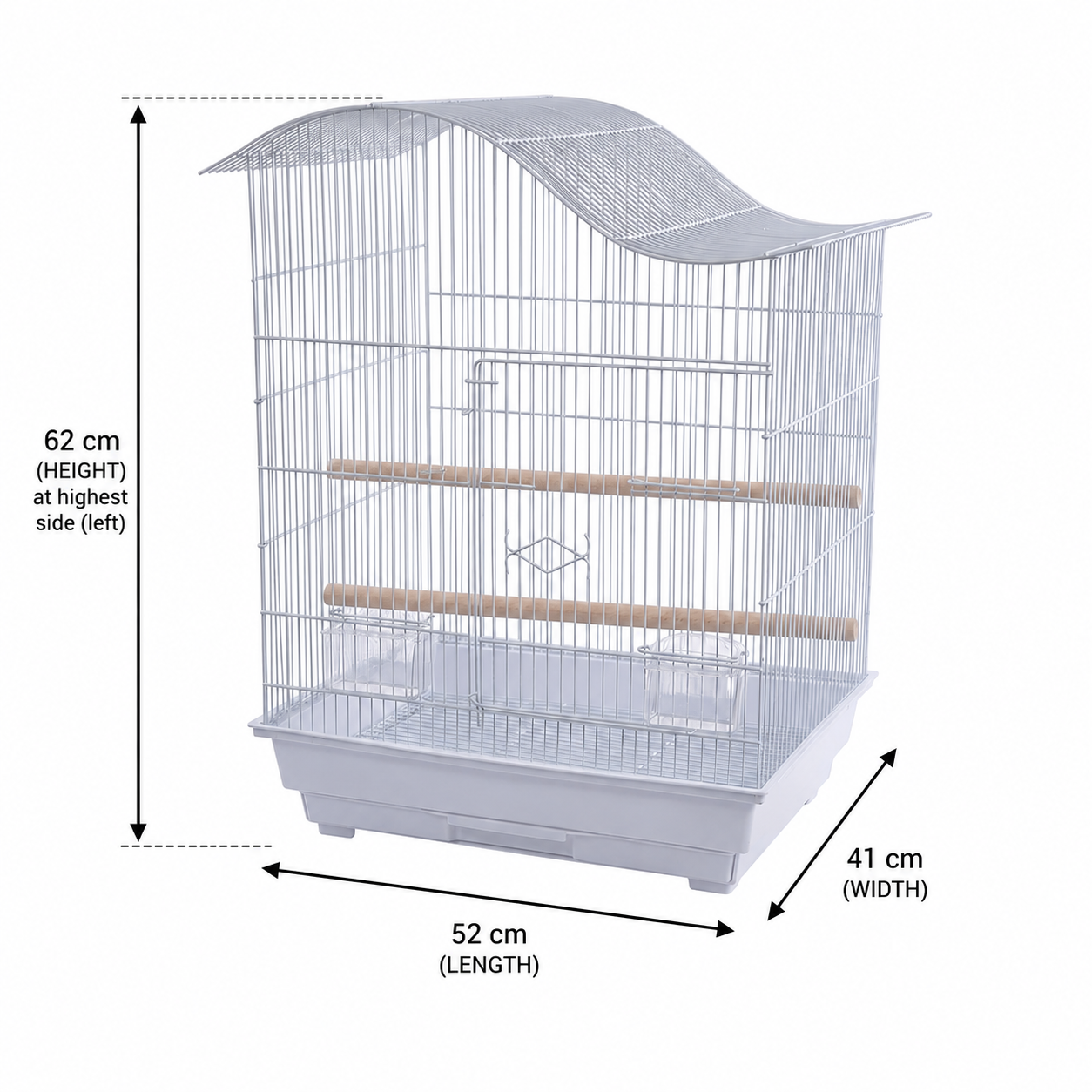 dayang-813-bird-cage-dimensions-blueprint مخطط مقاسات وأبعاد قفص طيور دايانغ 813 (52×41×62 سم) / Dayang 813 Bird Cage Sizing Chart Blueprint (52x41x62 cm)
