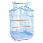 قفص ببغاء دايانغ A5001WB مفتوح السقف مع مجثم اللعب العلوي / Dayang A5001WB Parrot Cage Open Top Configuration with Play Stand Perch