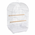 قفص ببغاء دايانغ A5002WB أبيض متين بأسلاك سميكة / Dayang A5002WB Parrot Cage Heavy Duty White Wire Enclosure