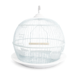 قفص طيور دايانغ C307 كروي أبيض ناصع / Dayang C307 Bird Cage Clean White Spherical Design