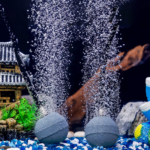 ⁦حجر هوائي شكل الكرة لحوض السمك⁩ - الصورة ⁦3⁩