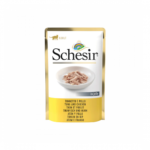Schesir | Tuna and chicken in jelly wet adult cat food, 85 g