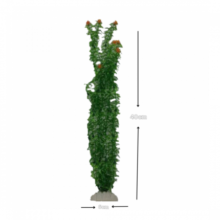 Plastic plant for decorating aquariums (40 cm)
