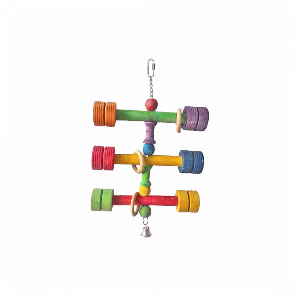 ZESQ5lqMHY9JUBxXODT8YDRfDDbcgliR9EhcIvta VanPet | Wooden bird toy LBW0349 - Image 1