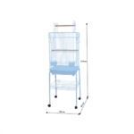 Dayang | Cage parrot - with stand 830A&C2 - Image 3