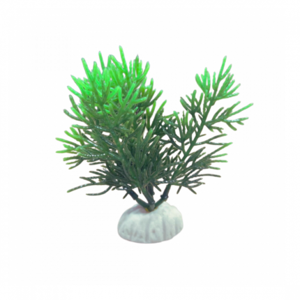 Plastic plant for decorating aquariums (10 cm)