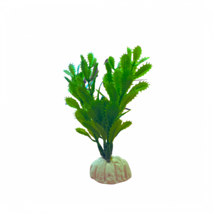 Plastic plant for decorating aquariums (10 cm)