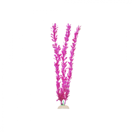 Plastic plant for decorating aquariums