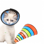 Cat and dog collar adjustable lneck protection wanti - bite round - Image 5