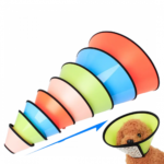 Cat and dog collar adjustable lneck protection wanti - bite round