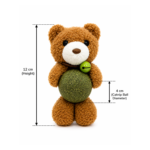 CBT100 Cute Brown Bear Plush Cat Toy - لعبة دب بني للقطط