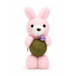 CBT100 Cute Pink Bunny Plush Cat Toy - لعبة قطيفة للقطط