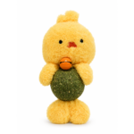 CBT100 Cute Yellow Chick Plush Cat Toy - لعبة قطط