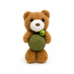 CBT100 Cute Brown Bear Plush Cat Toy - لعبة دب بني للقطط