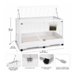 Dayang R100Pro Smart LED Rabbit Cage Dimensions and Features